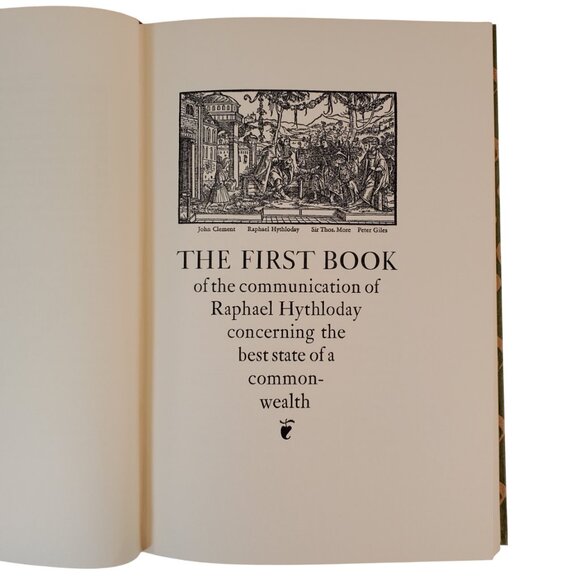 VTG Book "UTOPIA" by Sir Thomas More and Ralph Robynson. Heritage Press 1935 - Picture 4 of 15
